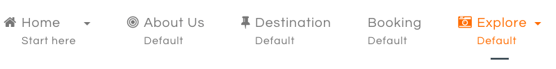 Main Menu Rich Text combined with Icons